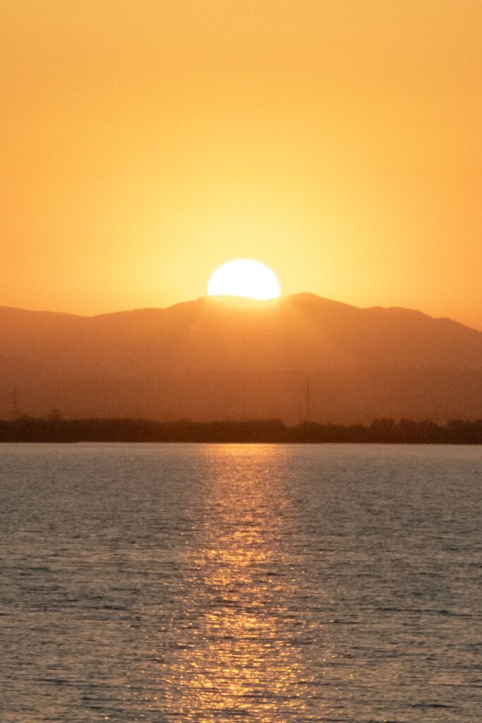 Albufera de Valencia al atardecer