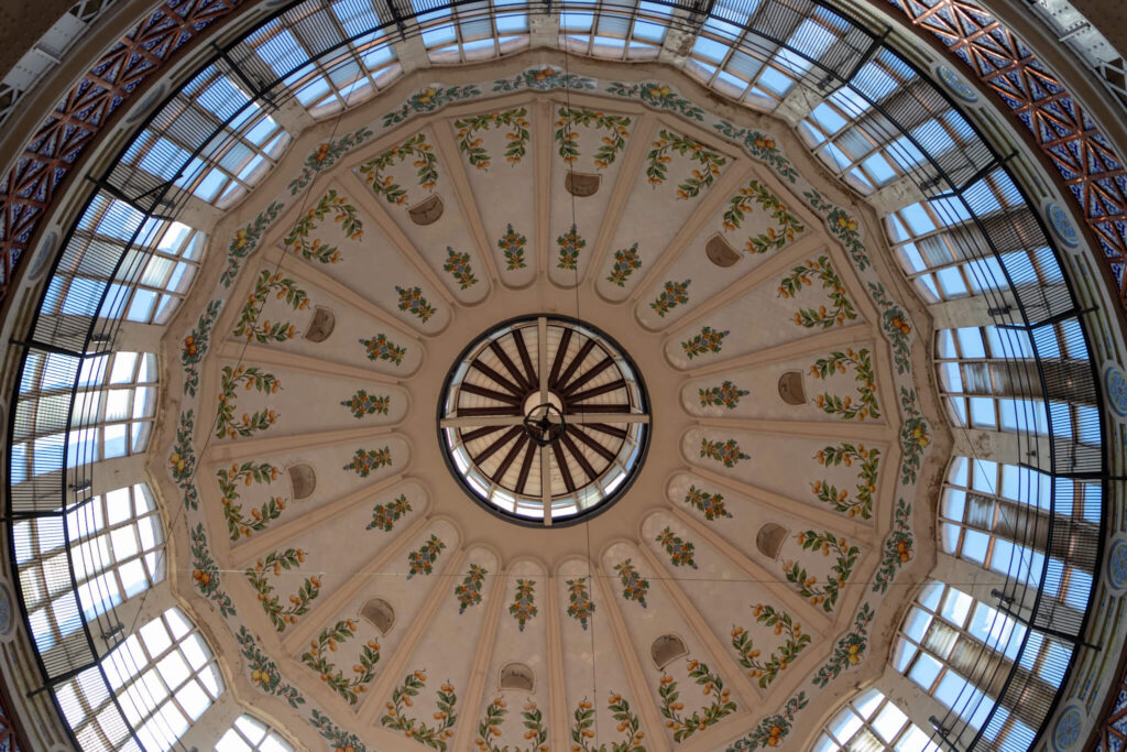 Cúpula del mercado central de Valencia